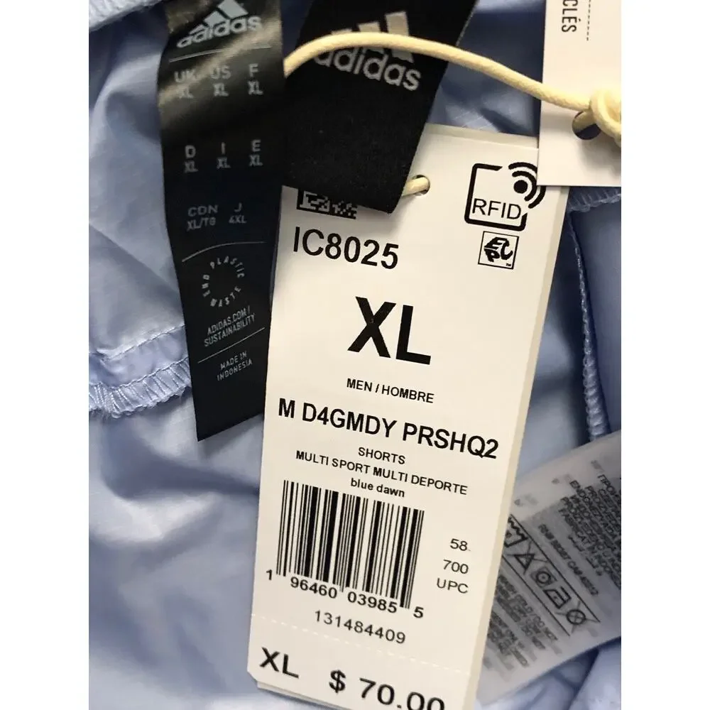 Adidas D4 Game day Press Shorts Q2 Men’s Size XL Blue Dawn IC8020